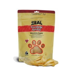 ZEAL Venison Ears Dog Treats - 125g