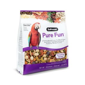 Zupreem Pure Fun Large Parrots Food - 907 g