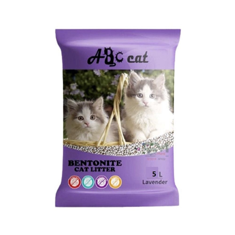 ABC Cat Bentonite Lavender Scented Cat Litter Petzone KSA