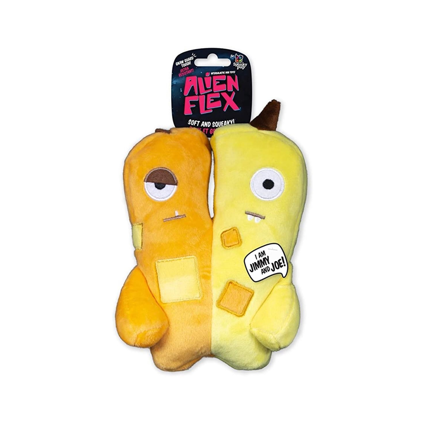 Alien flex dog top toy