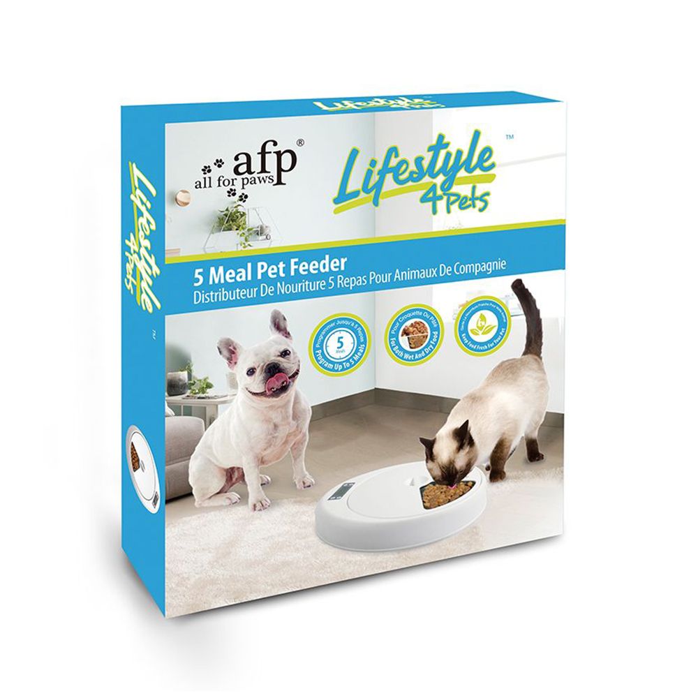 5 Meal Pet Feeder