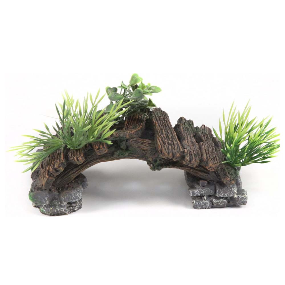 Aqualantis Mayan Bridge Aquarium Decoration 16.5L x 7W x 7H cm Petzone Kuwait