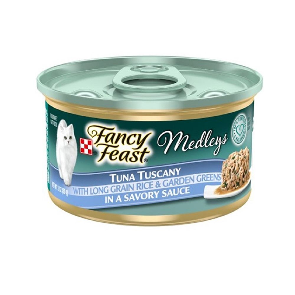 Fancy Feast Medleys Tuna Tuscany Canned Cat Food 85 g Pack of 24