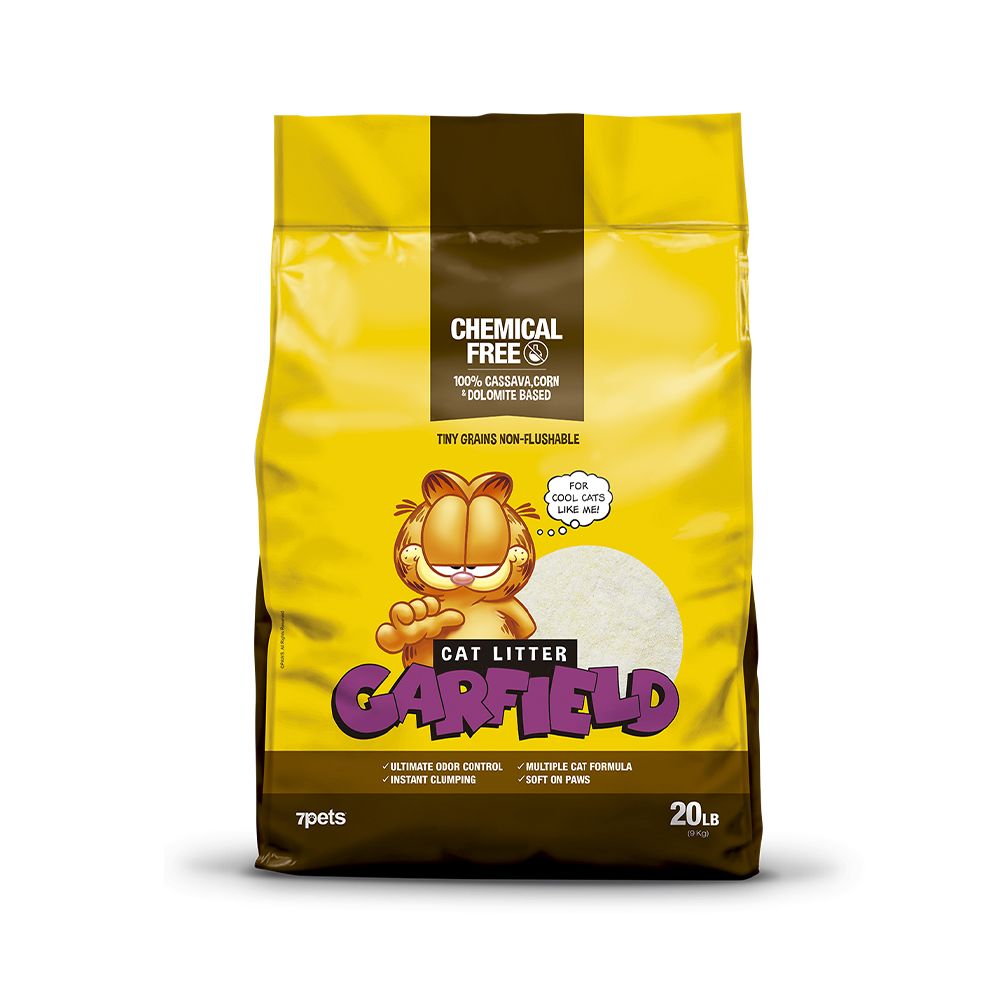 Garfield corn clearance cat litter