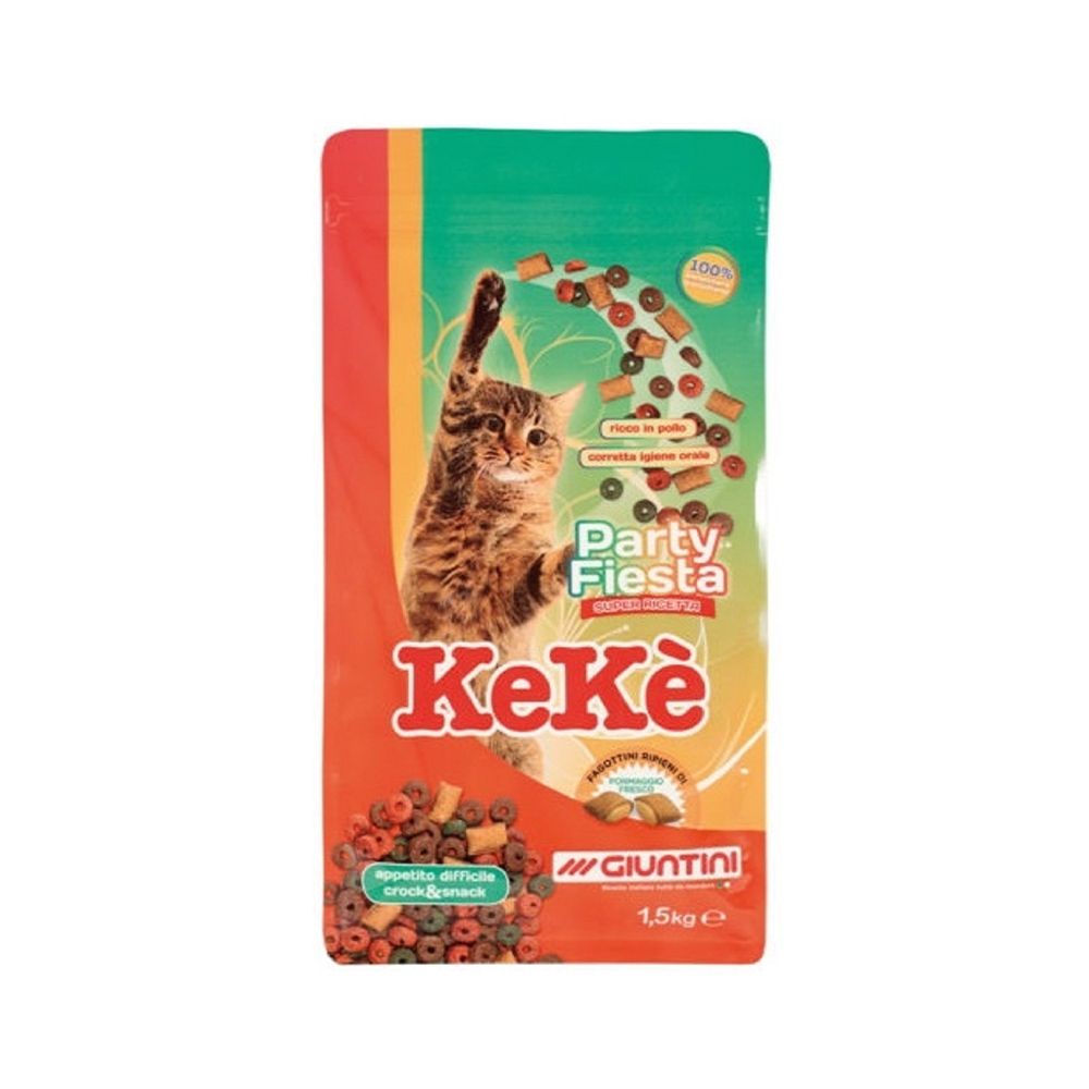 Giuntini Kek Party Fiesta Cat Dry Food 1.5 Kg Petzone KSA