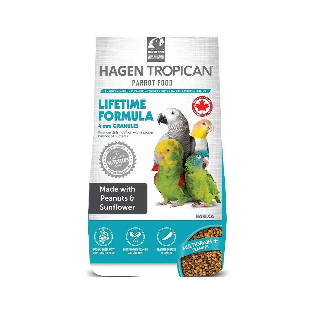 Tropican parrot sale food