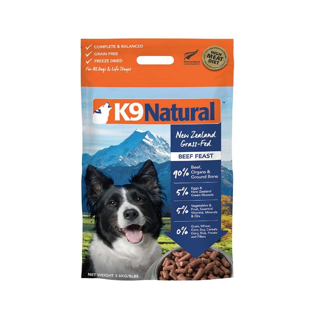 K9 Natural Freeze Dried Beef Feast Dry Dog Food Petzone UAE