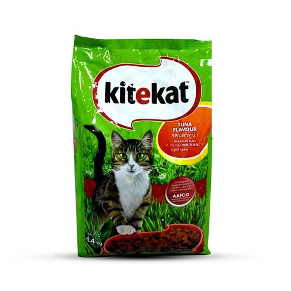 Kitekat Tuna Flavour Cat Dry Food 1.4 Kg Petzone Kuwait