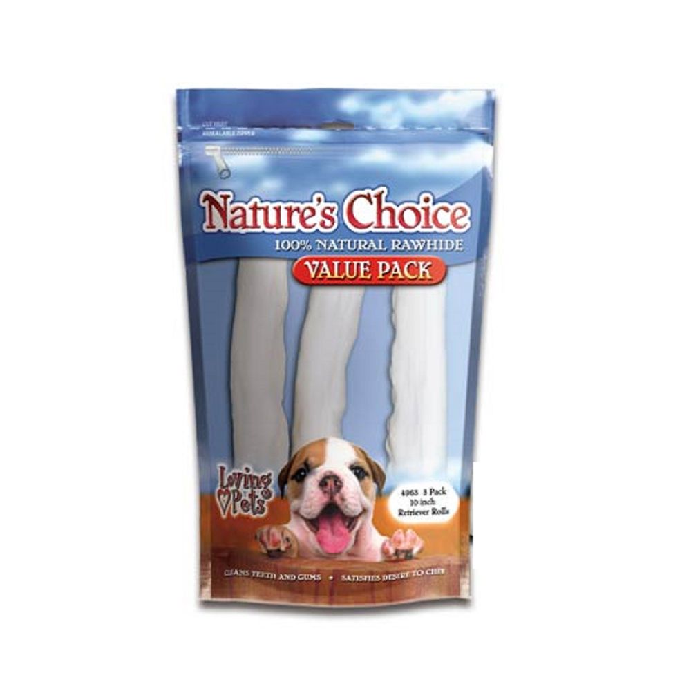 Loving Pets Nature s Choice White Retriever Rolls Dog Treats 3