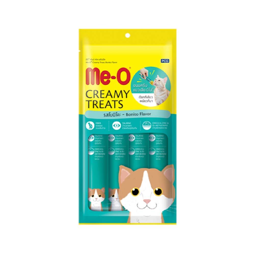 Me O Creamy Treats Bonito Flavor Cat Treat Petzone Kuwait