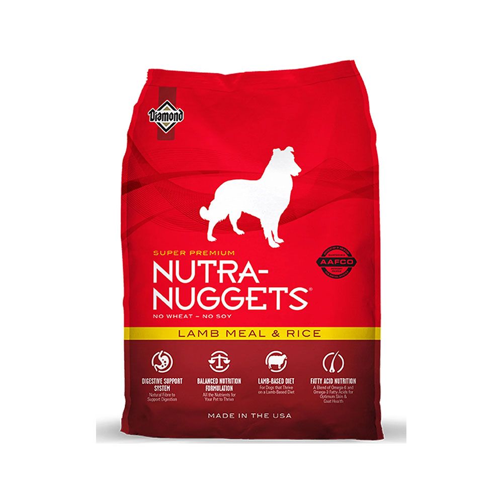 Nutra Nuggets Lamb Meal and Rice Formula Dry Dog Food 15 Kg