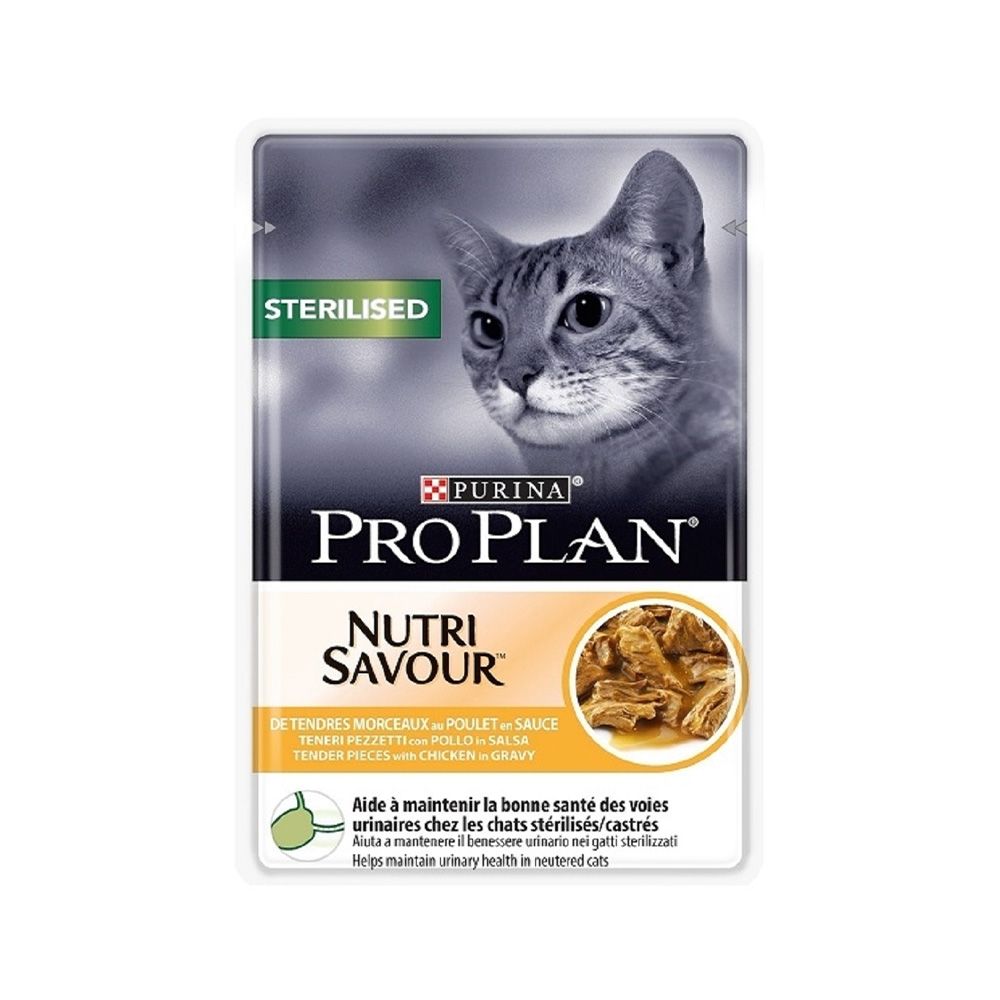 Purina Pro Plan Nutri Savour Sterilised Cat Food Chicken in