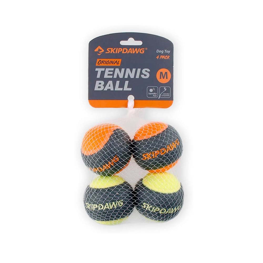 Dog squeaky hot sale tennis ball