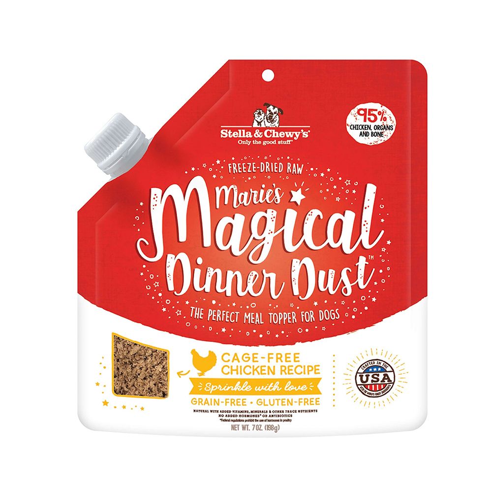 Stella & Chewy's - Chicken Freeze-Dried Dog Food Topper Marie's Magical  Dinner Dust (7oz)