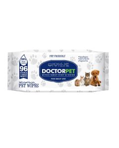 Doctor Pet Pet Wipes - 96 Pcs