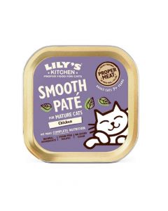 Lily's Kitchen Chicken Pate For Mature Cats Wet Food - 85g - Pack of 12