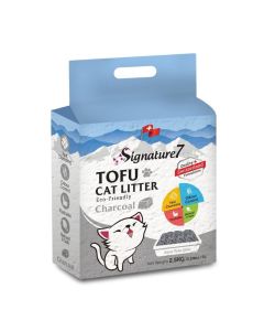 Signature7 Tofu Cat Litter Charcoal, 2.5 Kg