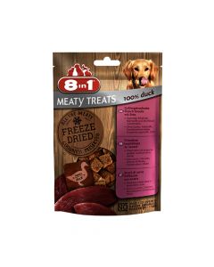 8in1 Meaty Treats Freeze Dried Duck Dog Treats, 50 g
