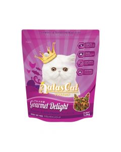 Aatas Cat Gourmet Delight Chicken and Tuna Flavour Cat Dry Food - 1.2 Kg
