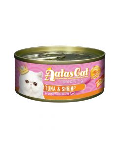 Aatas Cat Tantalizing Tuna & Shrimp in Aspic Formula Cat Wet Food, 80g, Pack of 24