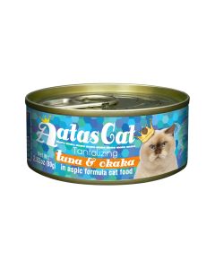 Aatas Cat Tantalizing Tuna and Okaka in Aspic Formula Canned Cat Food - 80 g