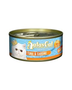 Aatas Cat Tantalizing Tuna and Sardine in Aspic Formula Canned Cat Food - 80 g Pack of 24