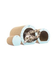 All For Paws Cave Cardboard Scratcher Set of 3 - 32.5L x 29.5W x 37.5H cm