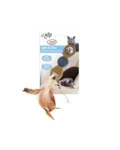 All for Paws Classic Comfort Spin and Glow Cat Toy - 27 x 6.2 x 8.2 cm