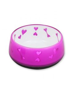 All For Paws Dog Love Bowl - Pink