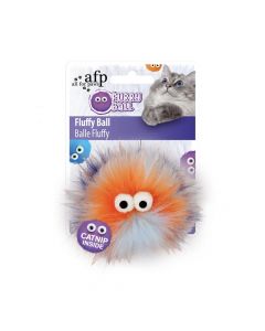 All For Paws Fluffer Cat Toy - Orange