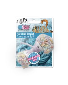 All For Paws Knotty Habit Yarn Roll Around Cat Toy