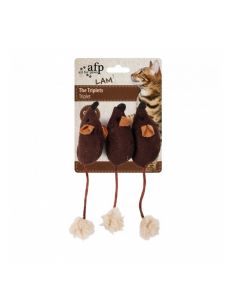 All for Paws Lambswool The Triplets - Brown - 7 cm