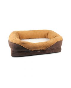 All For Paws LAM Dog Sofa Bed - Tan - Medium - 80L x 55W x 21H cm