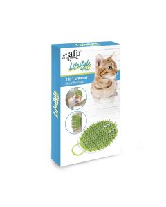 All for Paws Lifestyle 4 Pets 2-in-1 Cat Groomer Brush