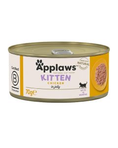 Applaws Chicken Canned Kitten Food - 70g - Pack of 12