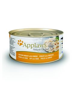 Applaws Chicken Breast with Cheese Canned Cat Food - 70g - Pack of 24