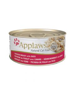 Applaws Chicken Breast with Duck Cat Wet Food - 70g - Pack of 24