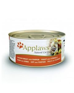 Applaws Chicken Breast with Pumpkin Canned Cat Food - 70 g - Pack of 24