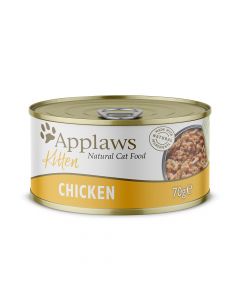 Applaws Chicken Canned Kitten Food - 70g - Pack of 12