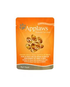 Applaws Chicken with Pumpkin Cat Food Pouches - 70g - Pack of 12