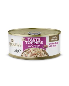 Applaws Taste Toppers Chicken Breast with Duck in Gravy Canned Dog Food - 156 g