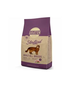 Araton Adult Sterilised Chicken Cat Dry Food