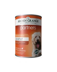 Arden Grange Partners Fresh Chicken With Rice Adult Dog Wet Food - 395g