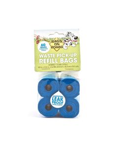 Bags on Board Refill Bags - Blue - 60 bags (4×15)