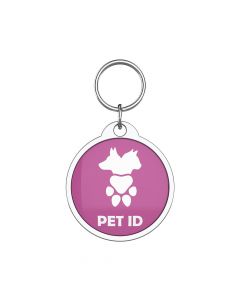 Bark Badge Pink Badge for Pets