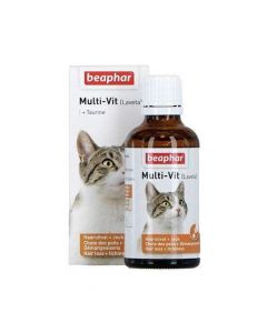 Beaphar Multivitamin liquid with Taurine for Cats - 50ml