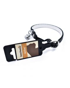 Beeztees Leather Cat Collar with Bell