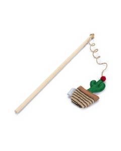 Beeztees Catnip Fishing Rod Cactus Itou Cat Toys, 40 cm