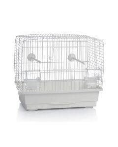 Beeztees Small Bird Cage Natalia 1 - White 40L x 25W x 35H cm