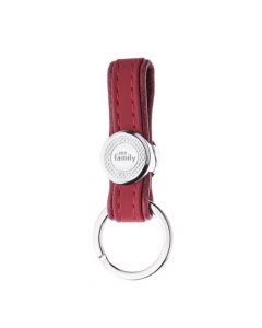 MyFamily Keyring Bilbao Dog ID Tag - Red